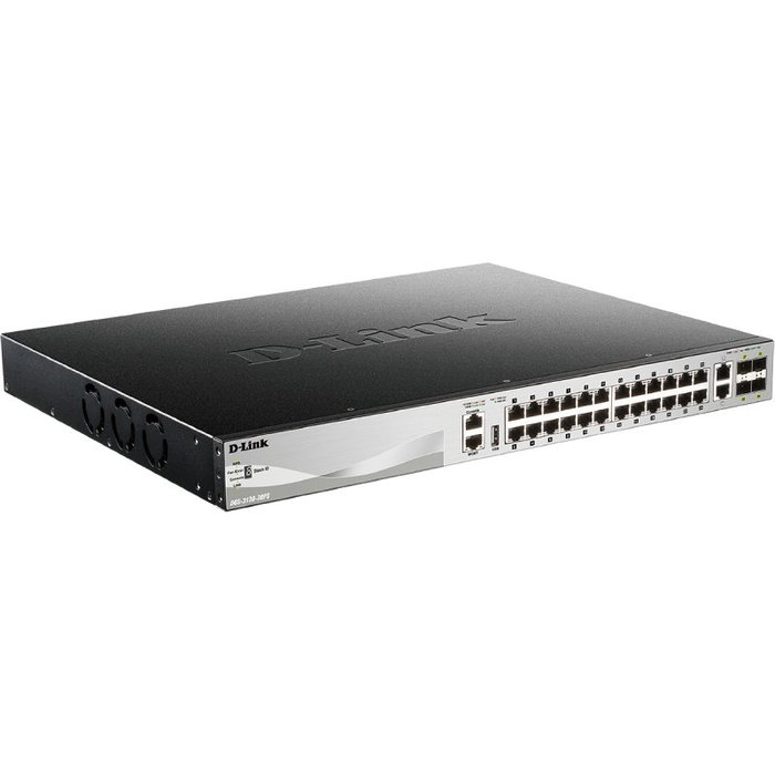 D-Link DGS-3130-30PS/E Switch Gestionado L3, 24 Puertos PoE+, 6 Puertos 10G D-Link DGS-3130-30PS/E Switch Gestionado L3, 24 Puertos PoE+, 6 Puertos 10G